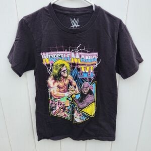 WWE WRESTLEMANIA VI t-shirt Ultimate Warrior Macho Man Roddy Piper Size small